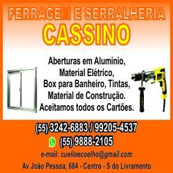 ferragem aliança cassino telefone